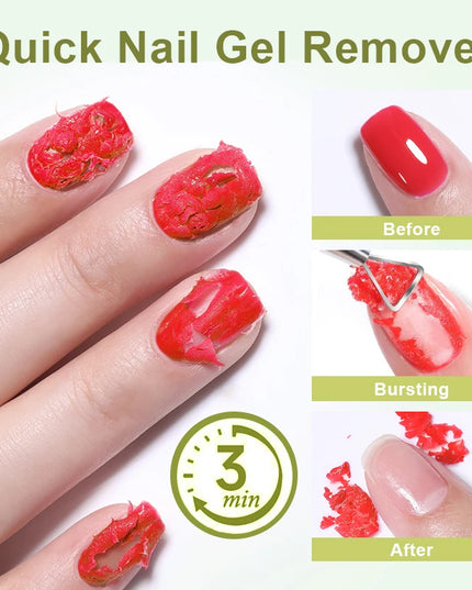 UR SUGAR 50ML 50ml Nail Gel Remover 3-5 Mins Fast Remover Magic Nail Gel Polish Soak Off UV LED Nail Art Base Gel Top Coat Manic