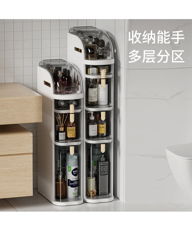 1 Piece Plastic 18Cm Narrow Size Gap Storage Cabinet Drawer Type Kitchen Gap Multi-Layer Bathroom Narrow Storage Cabinet Rack
