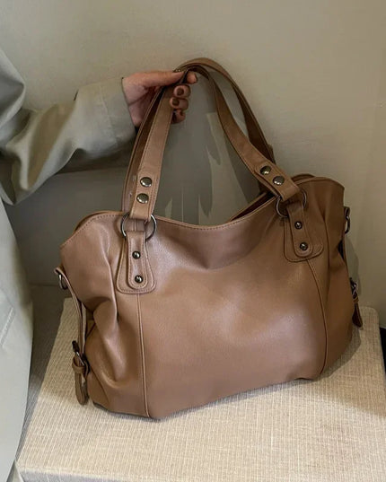 Soft Interior Compartment Shoulder Bags 2025 High Quality Contrasting Colors Bags for Women Fashion Zipper Pu Women's Handbags