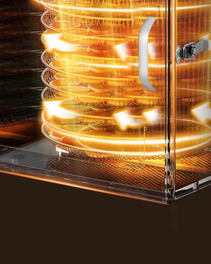 10/12/16 Layers Rotation Home Fruit Air Dryer Vegetable Snacks Meat Medicinal Materials Fruit Smart and Commercial Dehydrator