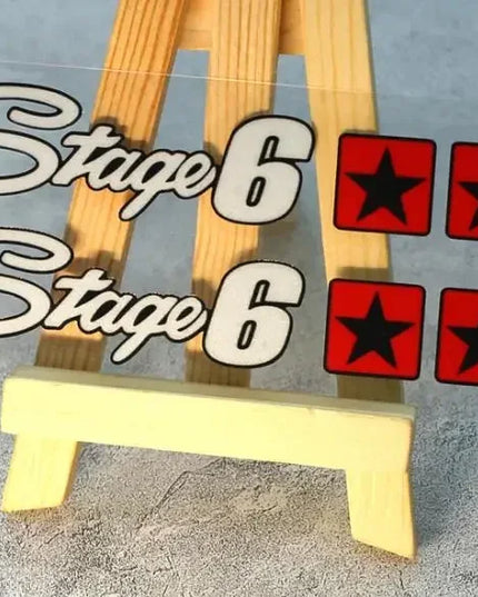 reflective Germany STAGE 6 racing motorcycle stickers motocross car styling moto Exhaust decals sticker  car for  ATV SBK