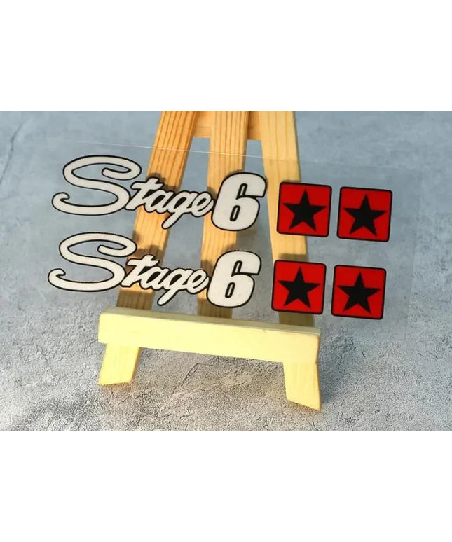 reflective Germany STAGE 6 racing motorcycle stickers motocross car styling moto Exhaust decals sticker  car for  ATV SBK