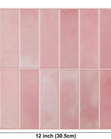 Peel and Stick Wall Tile Stickers Strong Adhesive Wallpaper DIY for Kitchen &Bathroom Backsplash Bathroom RVs Decoration