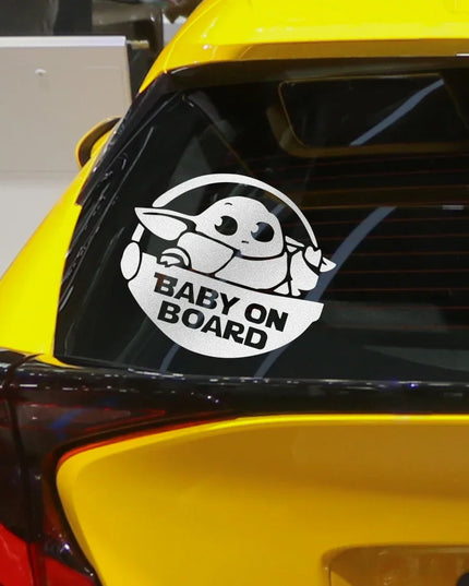 Baby On Board Car Sticker Auto Window Glass DIY Funny Baby In Car Vinyl Decal Personalized Decoration Exterior Car Accessories