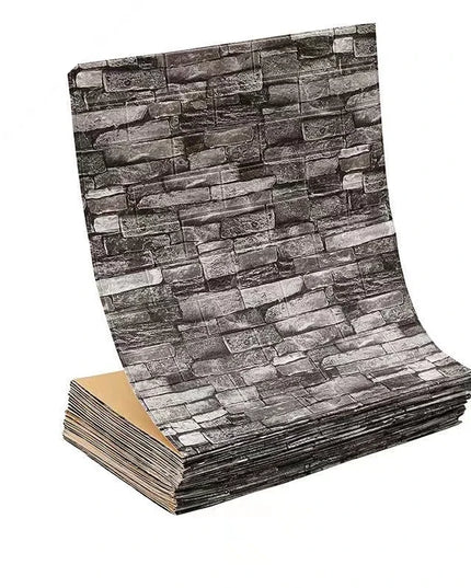 70cmx1/5/10m 3D Wallpaper Decoration Self-adhesive Antique Foam Brick Wallpaper Living Room Bedroom Waterproof 3d Wall Sticker