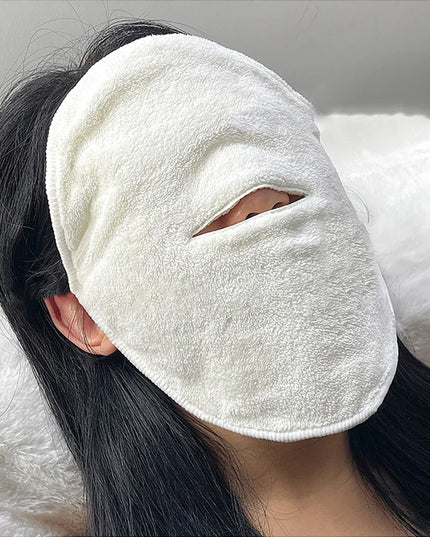 Skin Care Mask Cotton Hot Compress Towel Wet Compress Steamed Face Towel Opens Skin Pore Clean Compress Beauty Facial Care Tools
