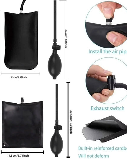 PWS Auto Tool Kit Door Open Grabber Lockout Lock Pick Set Long Range Reach Hooking Key Lost In Truck Air Wedge Bag Pump Car Tool