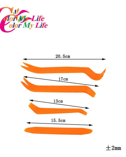 4Pcs/Set Car Audio Door Removal Tool for Volvo Ford Focus VW Volkswagen JETTA MK6 GOLF 5 6 7 for Skoda Fabia for Chevrolet Cruze