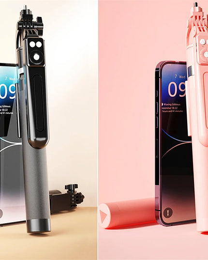 Roreta Portable Stabilizer camera tripod with wireless remote control and 360 ° rotation for video recording and live streaming