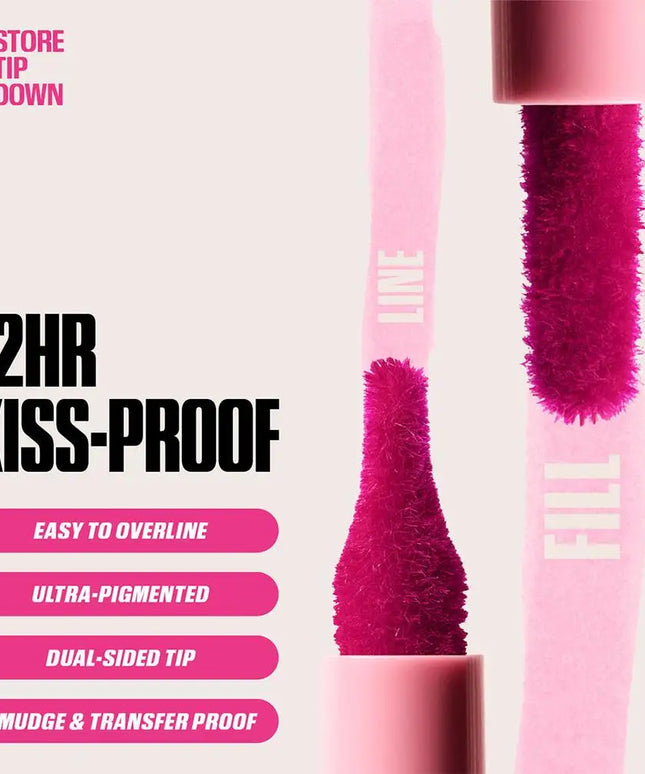 1PCS Velvet Lip Liner Waterproof Smudge Proof Long Lasting Color Highly Pigmented Velvety Texture Precise Definition Makeup