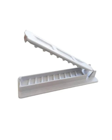 NewSingle Row Kebab Maker Bbq Meat Skewer Machine Kebab Press Maker Reusable Plastic Bbq Skewer Maker Kebab Preparation BBQ Tool