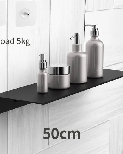 Floating Bathroom Shelves Without Drilling Storage Wall Rack Home Organizer Ledge Hardwares Cabinet Kitchen Accessories Toilet