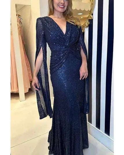 New Fashion Hot Selling Autumn and Winter New Party Sequin Personalized Dress INS Casual Loose Temperament Lady Dress