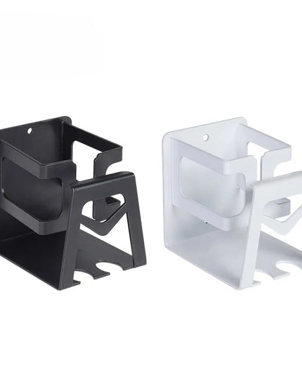 2pcs Stainless steel toothbrush holder without punching, bathroom wall mounted