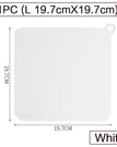 White - 19.7x19.7cm