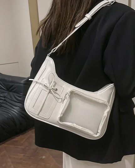 Y2k Harajuku Shoulder Bag Women Korean Transparent Ita Bag School Crossbody Bag Female Japanese Designer Preppy Handbag Purse