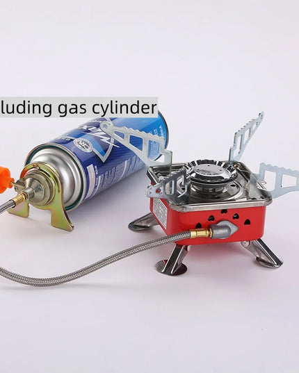 Portable Burner Camping Foldable Windproof Outdoor Gas Tank Stove for Backpacking Camping Hiking Picnic Camping Burner BBQ Grill