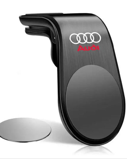 Magnetic Car Phone Holder Metal Stand Accessories For Audi Sline RS A3 A4 A6 A5 Q5 A1 Q7 Q3 Q2 Q8 A7 A8 TT S1 SQ5 RSQ3 RSQ8