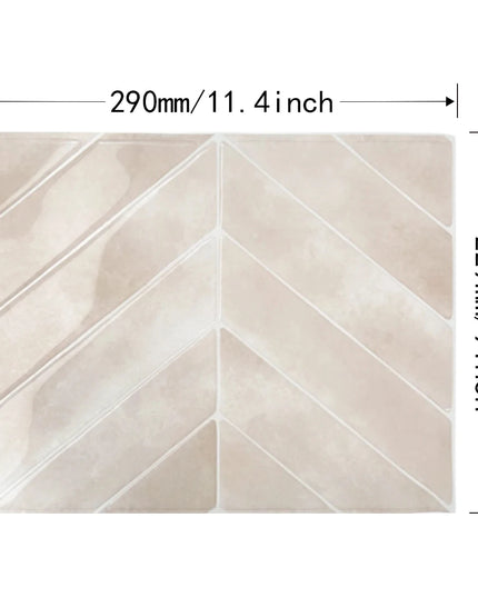 3D self-adhesive wall stickers, waterproof and easy to clean, suitable for kitchen, bathroom, living room, dining room, etc.