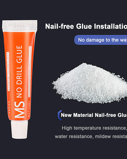 Hair Dryer Holder Wall Dryer Cradle Straightener Stand Hairdryer Organizer Box Toilet Blower Holder Shelf Bathroom Accessories