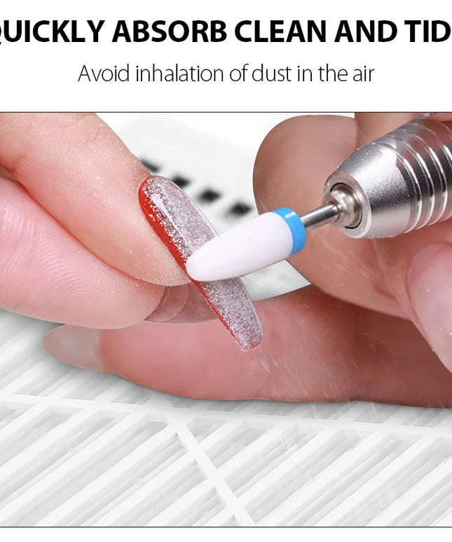Nail Dust Collector With Remove Filter Powerful Vacuum Fan Vent Nail Dust Extractor For Acrylic Nail Salon Equipment