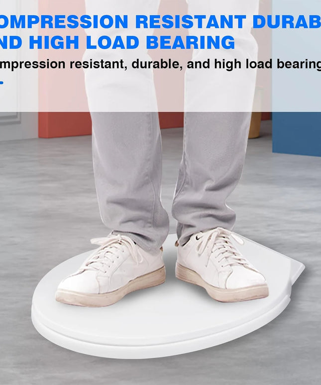 Slow Close O-Shape Toilet Seat Quiet Lid Durable Anti-Bacterial Simple Top Fixing Removable Universal Bathroom Accessories