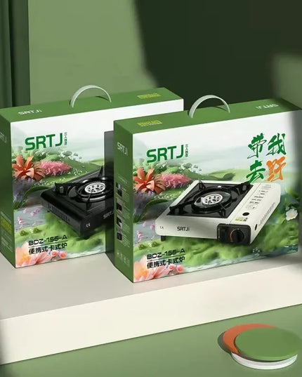 New Outdoor Cassette Stove Portable Outdoor Cass Hot Pot BBQ Gas Stove Household Gas Stove Butane Gas Stove