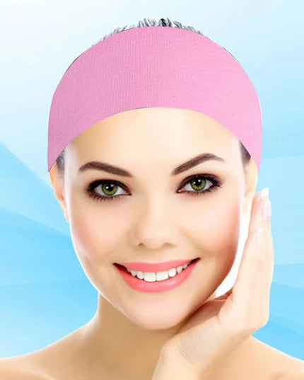 100pcs Disposable Headbands for Facials Spa Stretch Non-Woven Soft Skin Care Hair Bands Women Salons Face Washing Beauty Tools