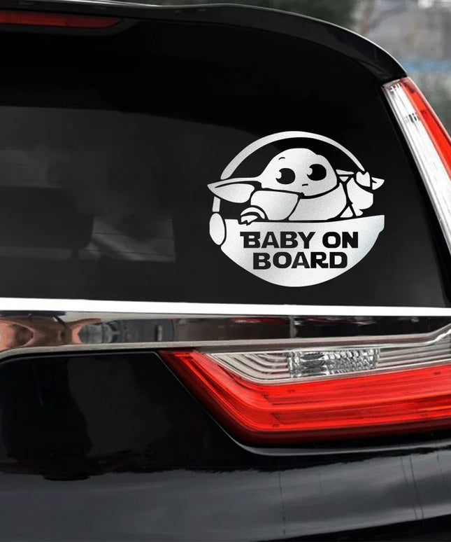 Baby On Board Car Sticker Auto Window Glass DIY Funny Baby In Car Vinyl Decal Personalized Decoration Exterior Car Accessories