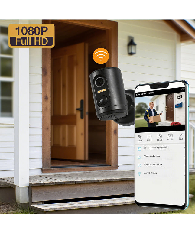 Mini IP Camera Wifi Built in Battery Powered Security Indoor PIR Sensor Wireless Video IP Surveillance 1080P HD Camera With APP