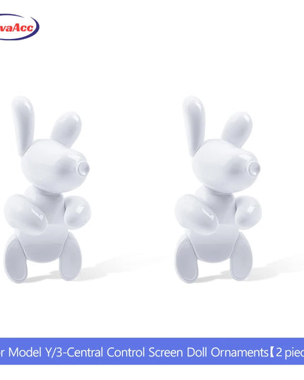 NovaAcc Adorable Dog Dashboard Decoration Car Central Control Screen for Tesla Model Y 3 2021-2024 Interior Accessories