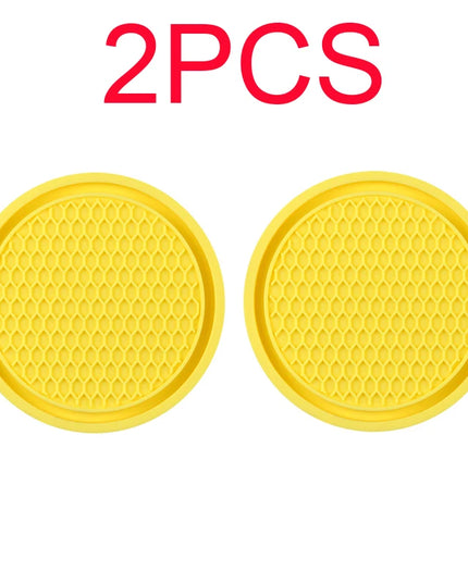 Car Non-slip Water Cup Pad Rhinestone Decoration Auto Interior For Useful Things For Cars Car Duck Ornaments Interior