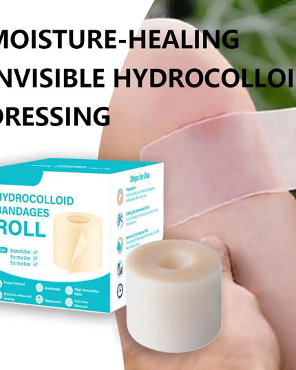1 Roll Hydrocolloid Roll Invisible Hydrocolloid Dressing With Self-Adhesive Bed Sore Bandages For Wound Care Hydrocolloid Patch