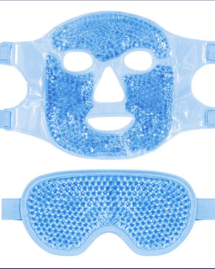 Ice Hot Cold Eye Mask Facial Mask Hot Cold Compress Pack Gel Beads Cold Ice Pack Face Eye Mask Compress Sleeping SPA Beauty Care