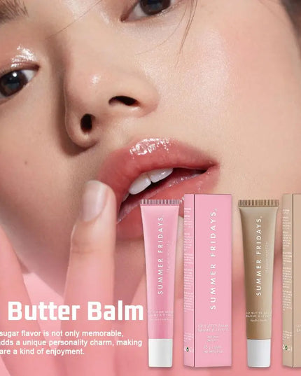 Summer Fridays Lip Balm Lipstick Moisturizing Glossy Smooth Soft Lips Cosmetics Sugar Vanilla Beige Sweet Mint Makeup Lip Care