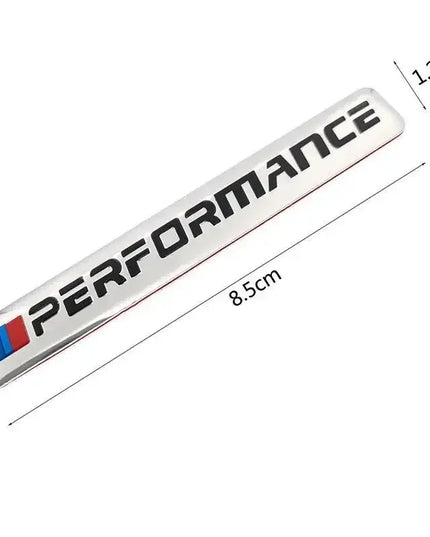 4Pcs Car Decal Logo Badge Auto Parts Sticker Not Easy To Fall Waterproof Power Performance Car Sticker