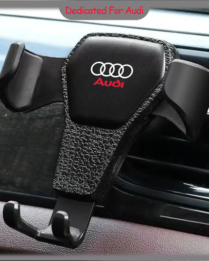 Car Emblem Mobile Phone Holder Stand Accessories For Audi Sline TT A3 A4 A5 A6 A7 A8 Q3 Q5 Q7 Q8 C7 C6 C5 B5 B6 B7 B8 B9 D3