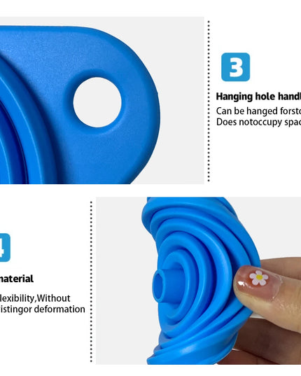 Engine Funnel Car Universal Silicone Liquid Funnel Washer Fluid Change Foldable Portable Auto Engine Oil Petrol Change Funnel