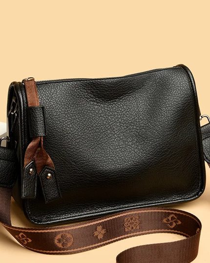 High Quality Genuine Leather Women Tote Bag Luxury Soft Cowhide Ladies Shoulder Crossbody Bags 2024 Fashion Female Messenger Sac