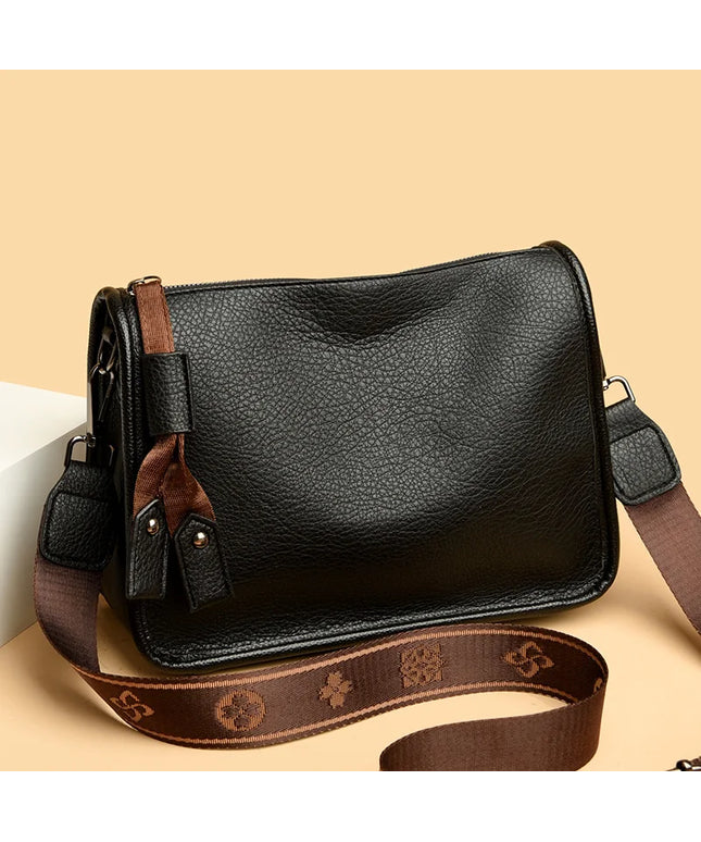High Quality Genuine Leather Women Tote Bag Luxury Soft Cowhide Ladies Shoulder Crossbody Bags 2024 Fashion Female Messenger Sac