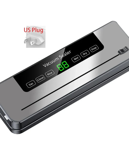Electric Vacuum Sealer Food Storage Seal Touch Button Dry/Wet Built-in Cutter Kitchen Food Sealing Vacuum packaging machine