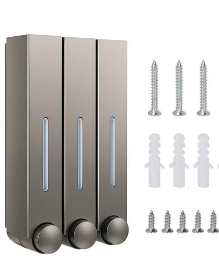 420ML Wall Mounted Bathroom Liquid Soap Dispenser Washing Lotion Hand Sanitizer Kid Family Hotel Kitchen Shower Gel Dispenser