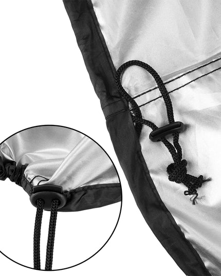 Grill Cover 77x58cm/80x66x100cm Waterproof Round BBQ Grill Cover Camping Outdoor Barbecue Cover Anti Dust Rain Protective