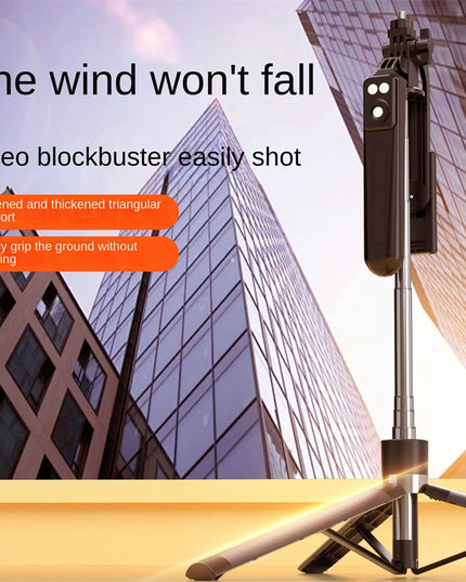 Roreta Portable Stabilizer camera tripod with wireless remote control and 360 ° rotation for video recording and live streaming