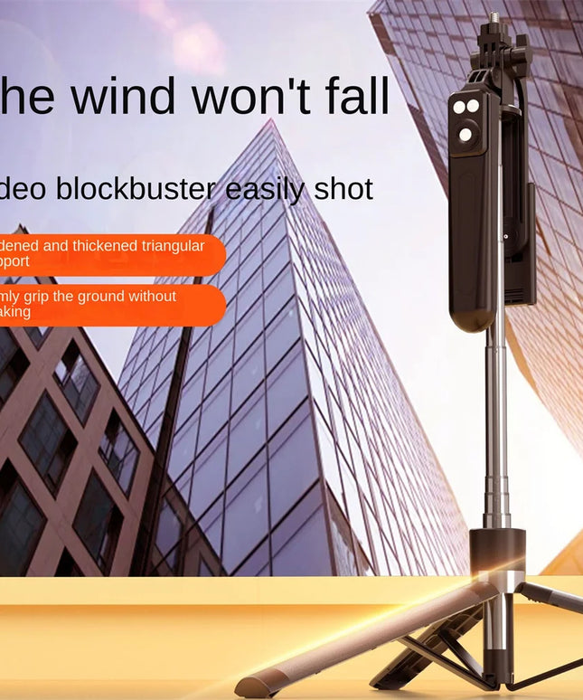 Roreta Portable Stabilizer camera tripod with wireless remote control and 360 ° rotation for video recording and live streaming