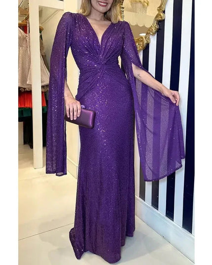 New Fashion Hot Selling Autumn and Winter New Party Sequin Personalized Dress INS Casual Loose Temperament Lady Dress