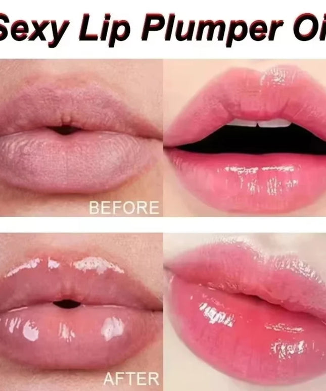 Lip Booster Plumping Serum Oil Hyaluronic Acid Moisturising Sexy Plumping Enhancer Stimulant Free Brightening Lightening Lines