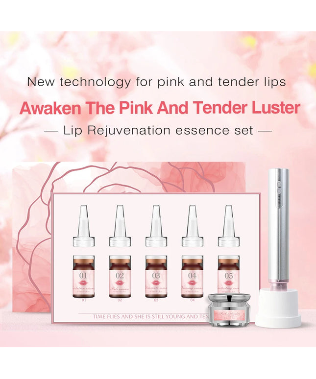 SOBER SKIN BB Lip for Permanent Makeup Lip Rose Essence Set 3 Steps Pinking Black Lips Beauty Health Supplies