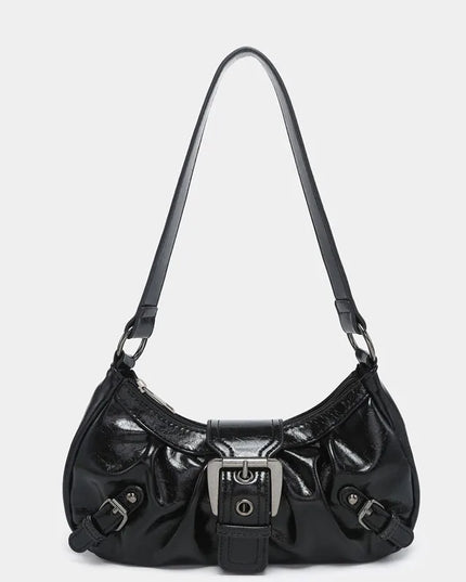 2024 spring hot selling Maillard style retro style small bag spicy girl Y2K wasteland style vintage leather shoulder armpit bag