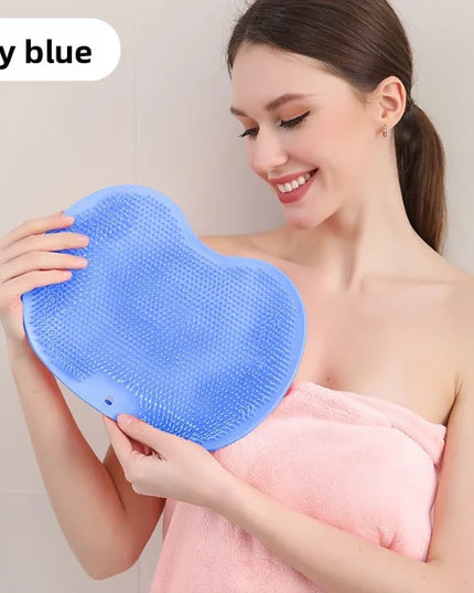 Bath back rubbing magic tool: Silicone anti-slip back pad, foot rubbing pad, silicone foot rubbing magic tool, bathroom foot mas